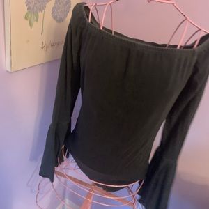 American Eagle Flare Sleeve Bodysuit